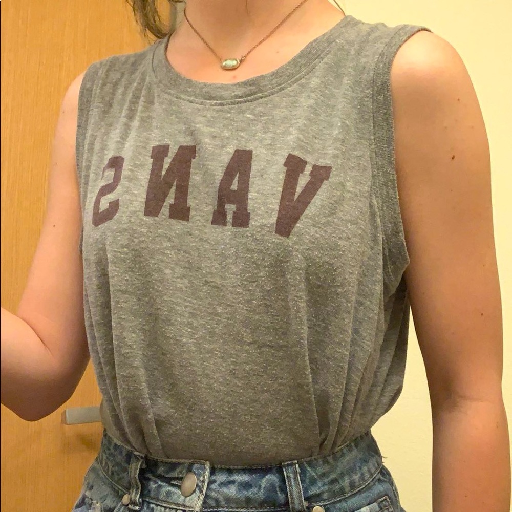 Gray Vans Tank Top